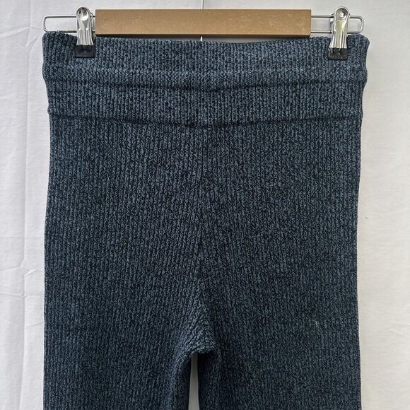 Athleta Reverie Hi-Rise Wide-Leg Sweater Knit Pants Pull On Navy Blue Women XS - Picture 13 of 14